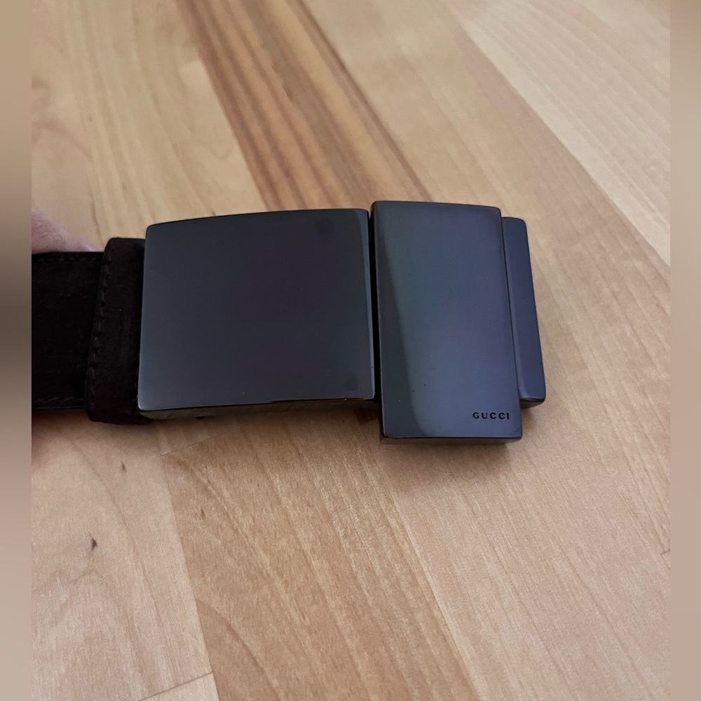 Gucci Suede Belt with Certificate of Authenticity Excellent condition - Picture 8 of 16